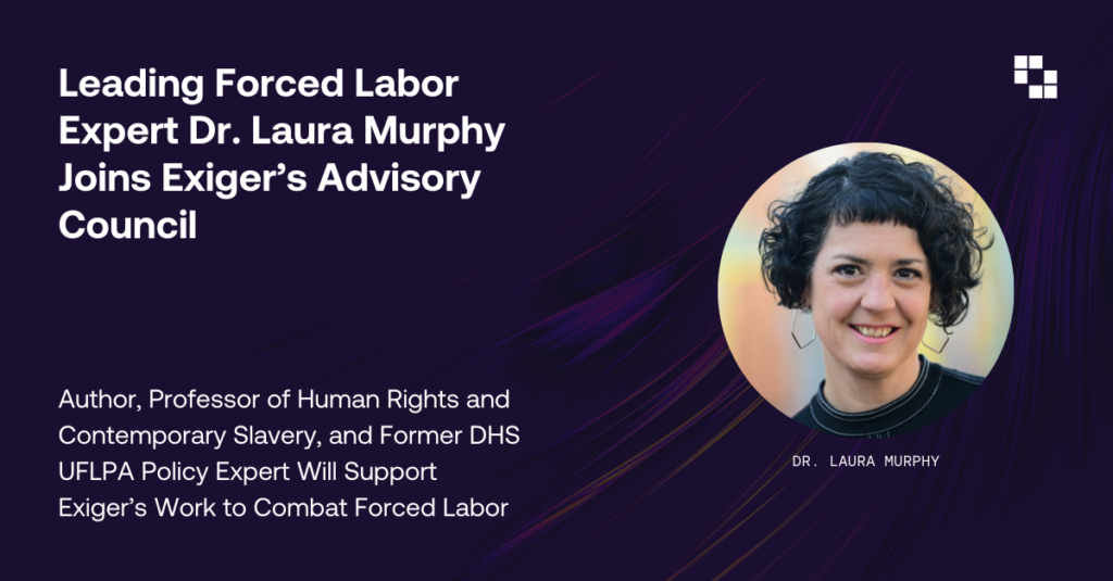 Dr. Laura Murphy Joins Exiger's Advisory Council PR